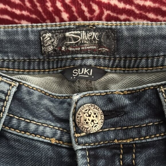 Silver Jeans 29 Medium Wash Suki Mid Pencil Skinny - Picture 4 of 11